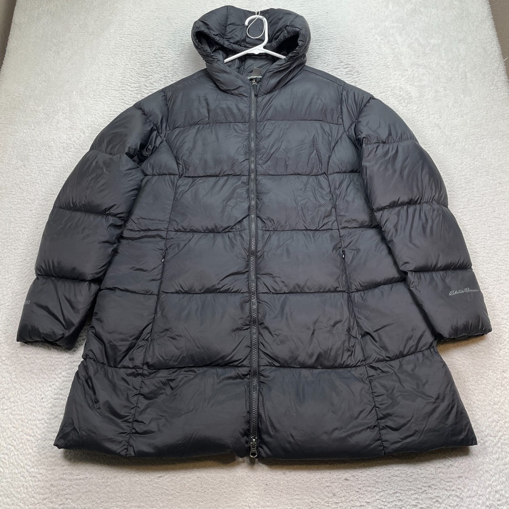 Eddie‎ Bauer Luna Peak 550 Down Parka Jacket Women's Size 2XL Hooded Winter